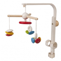Mobile à hochets en bois
